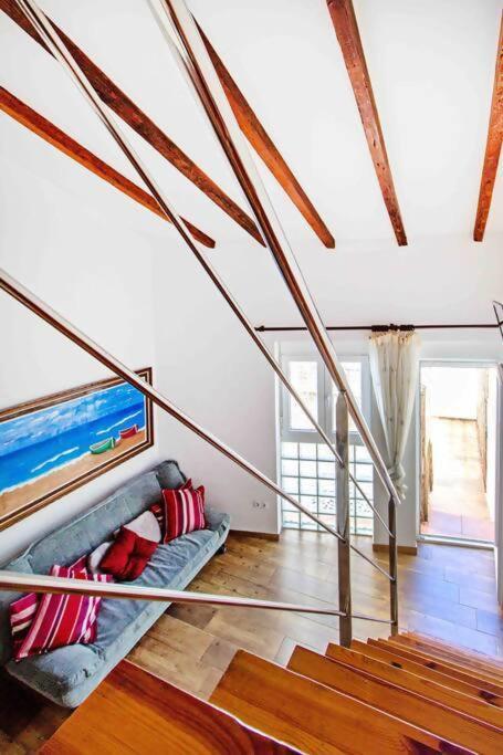 Acogedor Duplex Con Terraza Interior En La Playa Apartman Valencia Kültér fotó